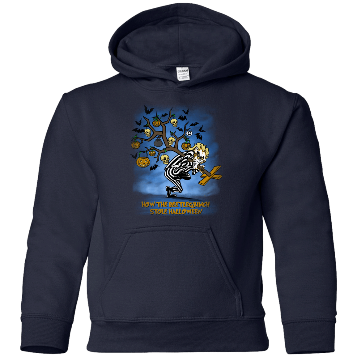 Sweatshirts Navy / YS Beetlegrinch Youth Hoodie