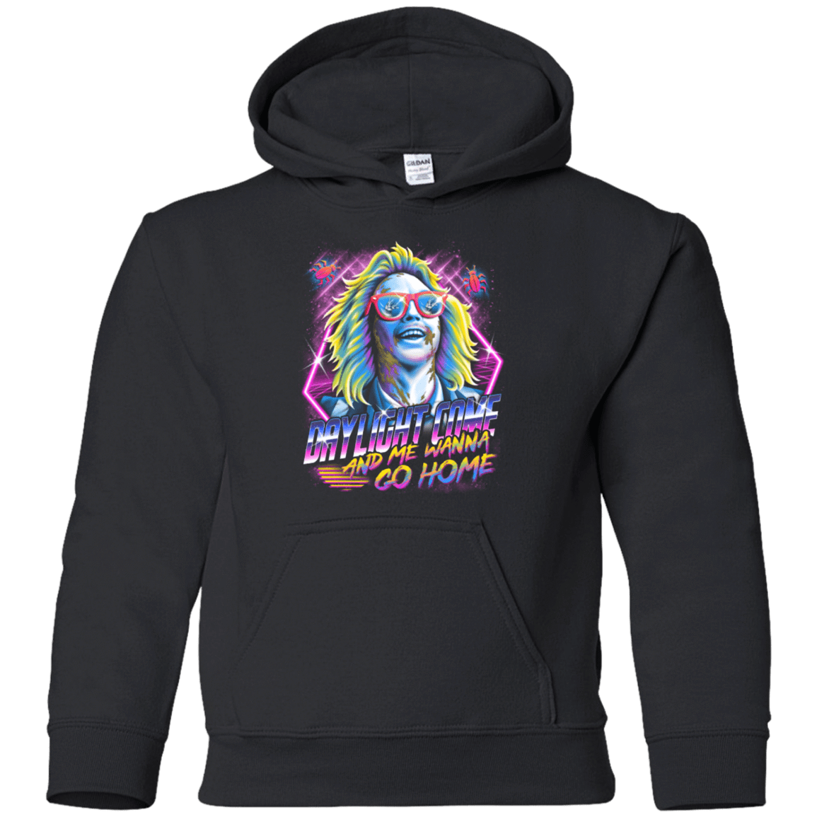 Sweatshirts Black / YS Beetlejuice 80s Nostalgia Youth Hoodie