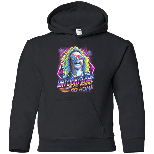 Sweatshirts Black / YS Beetlejuice 80s Nostalgia Youth Hoodie