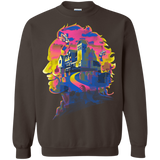 Sweatshirts Dark Chocolate / S Beetlejuice Silhouette Crewneck Sweatshirt