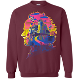 Sweatshirts Maroon / S Beetlejuice Silhouette Crewneck Sweatshirt