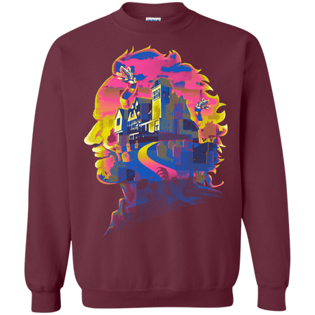 Sweatshirts Maroon / S Beetlejuice Silhouette Crewneck Sweatshirt