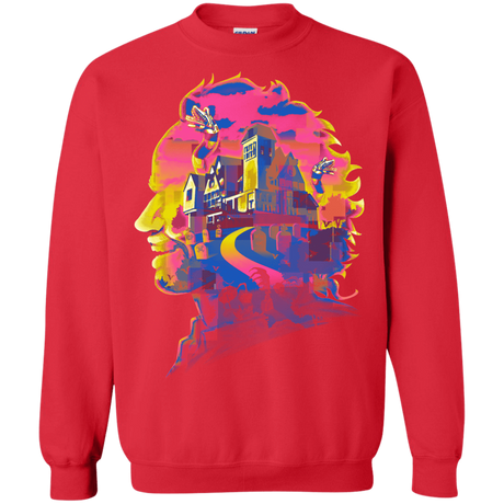 Sweatshirts Red / S Beetlejuice Silhouette Crewneck Sweatshirt