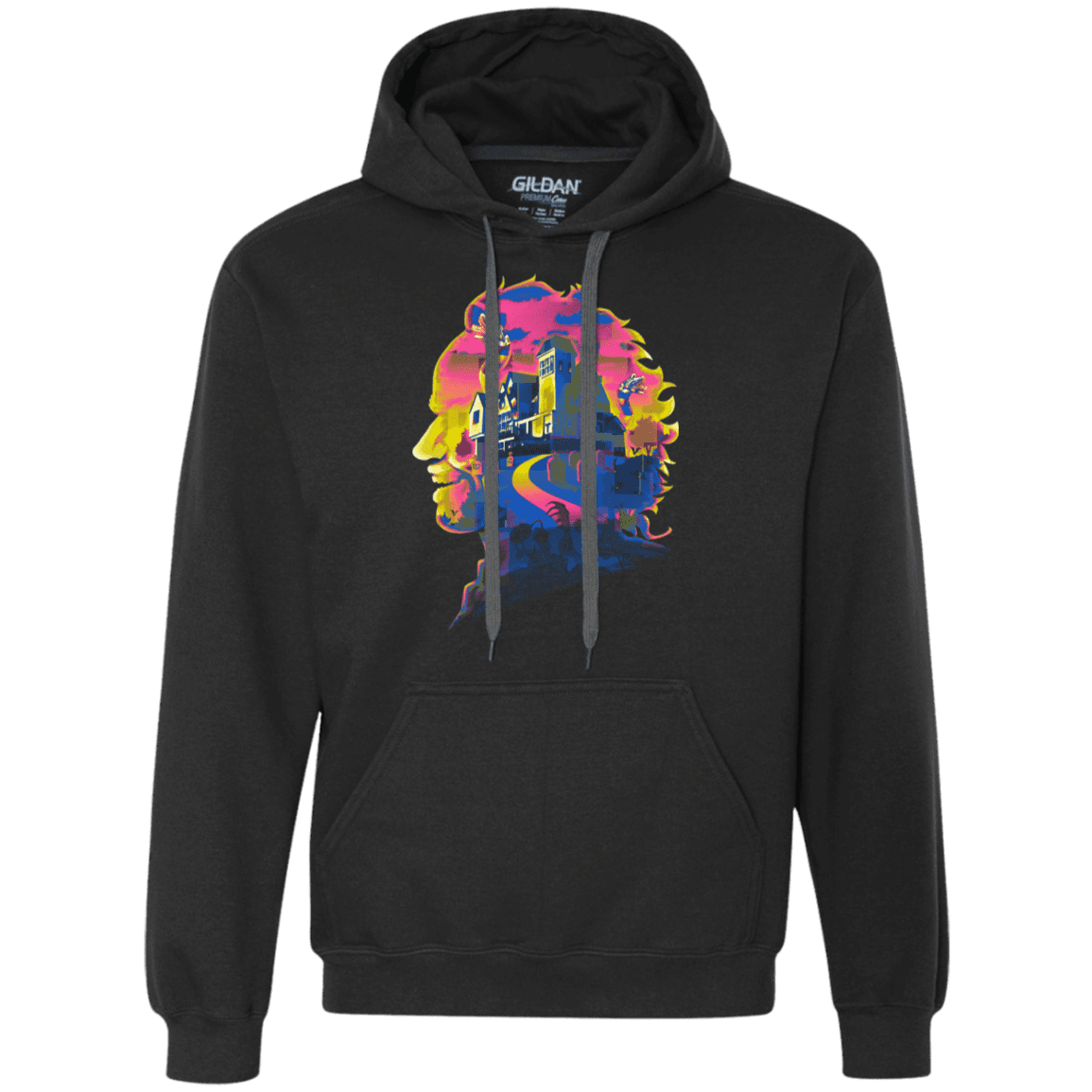 Sweatshirts Black / S Beetlejuice Silhouette Premium Fleece Hoodie