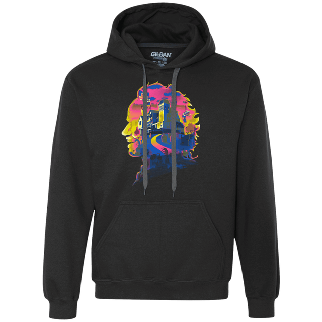 Sweatshirts Black / S Beetlejuice Silhouette Premium Fleece Hoodie