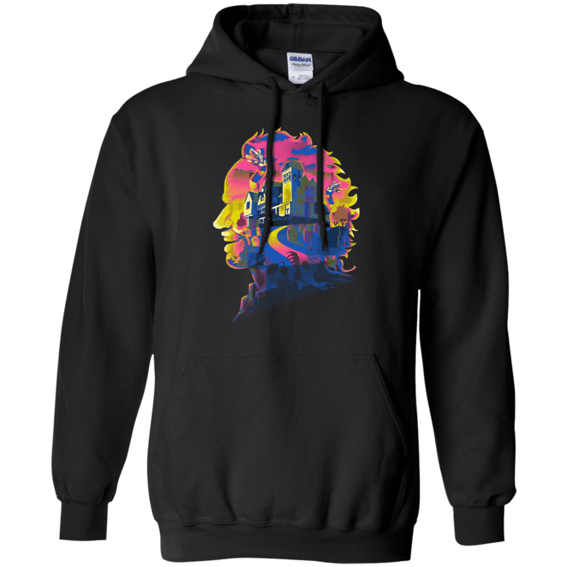 Sweatshirts Black / S Beetlejuice Silhouette Pullover Hoodie