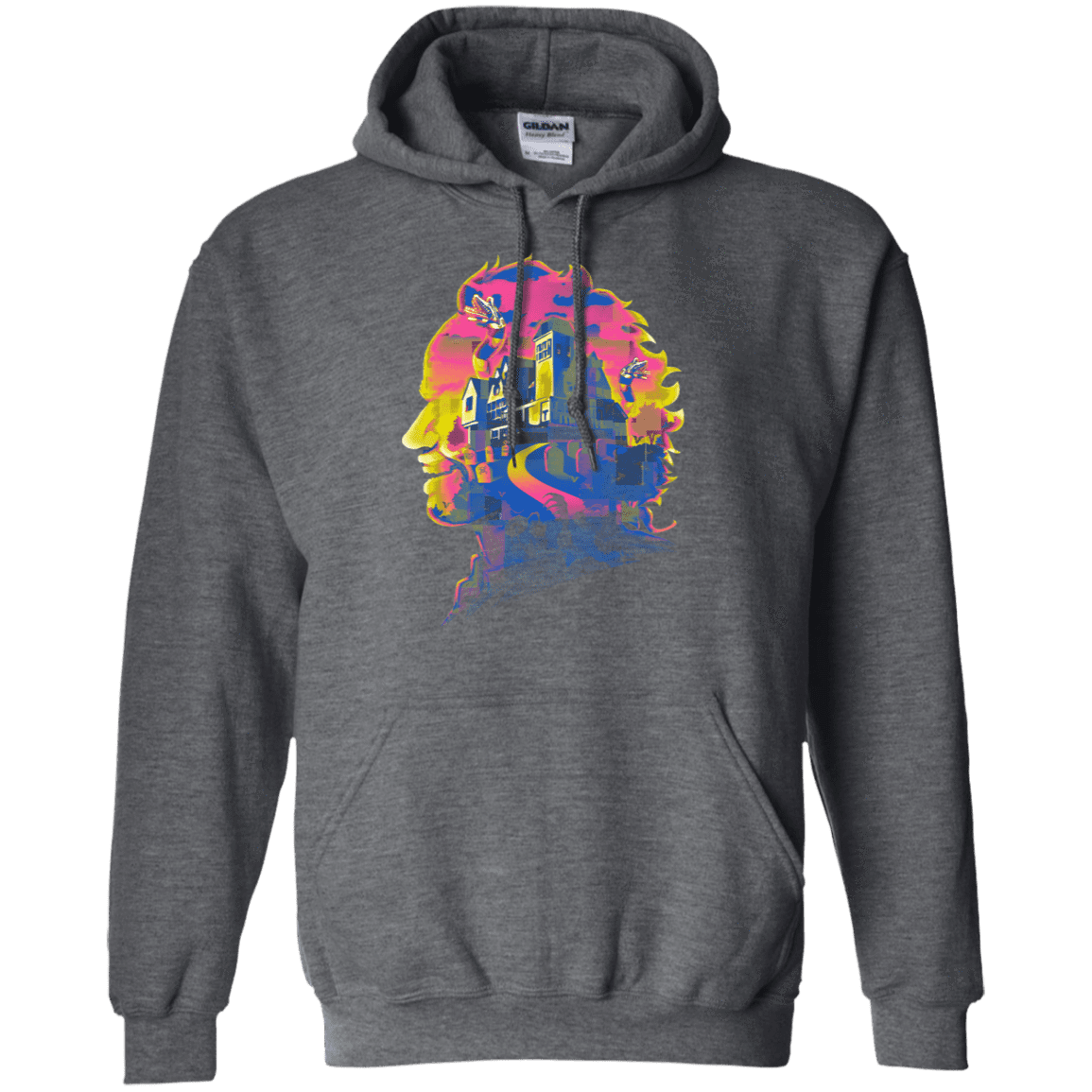 Sweatshirts Dark Heather / S Beetlejuice Silhouette Pullover Hoodie