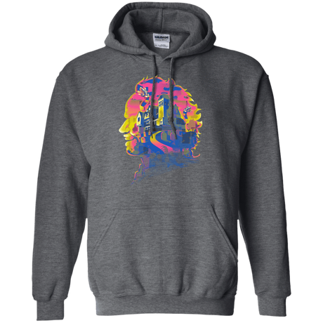 Sweatshirts Dark Heather / S Beetlejuice Silhouette Pullover Hoodie