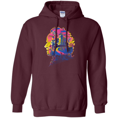 Sweatshirts Maroon / S Beetlejuice Silhouette Pullover Hoodie