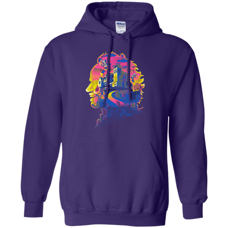 Sweatshirts Purple / S Beetlejuice Silhouette Pullover Hoodie