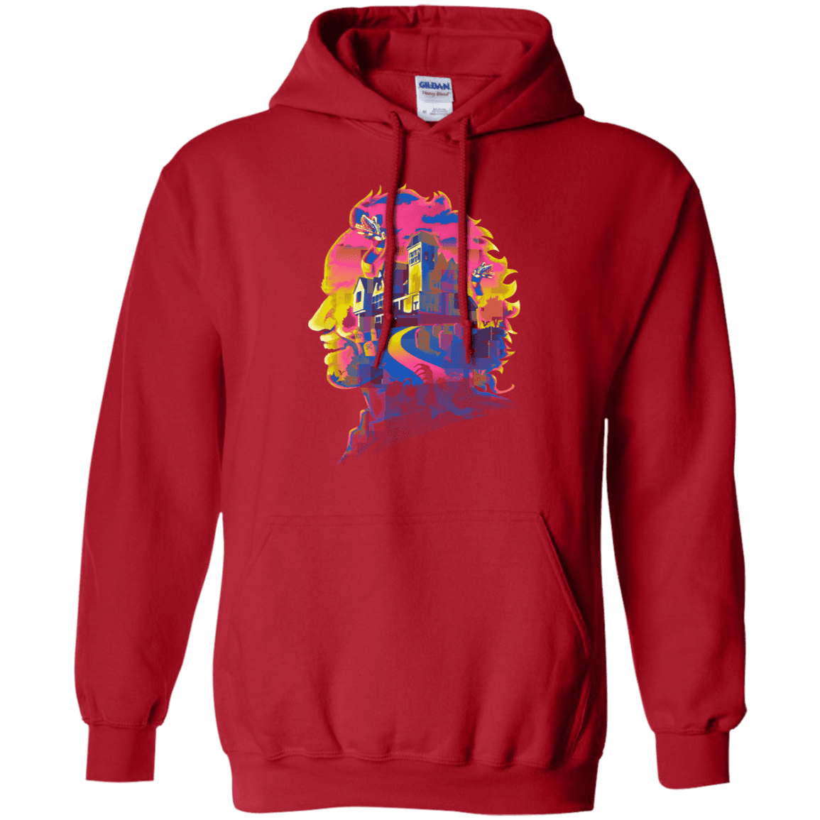 Sweatshirts Red / S Beetlejuice Silhouette Pullover Hoodie