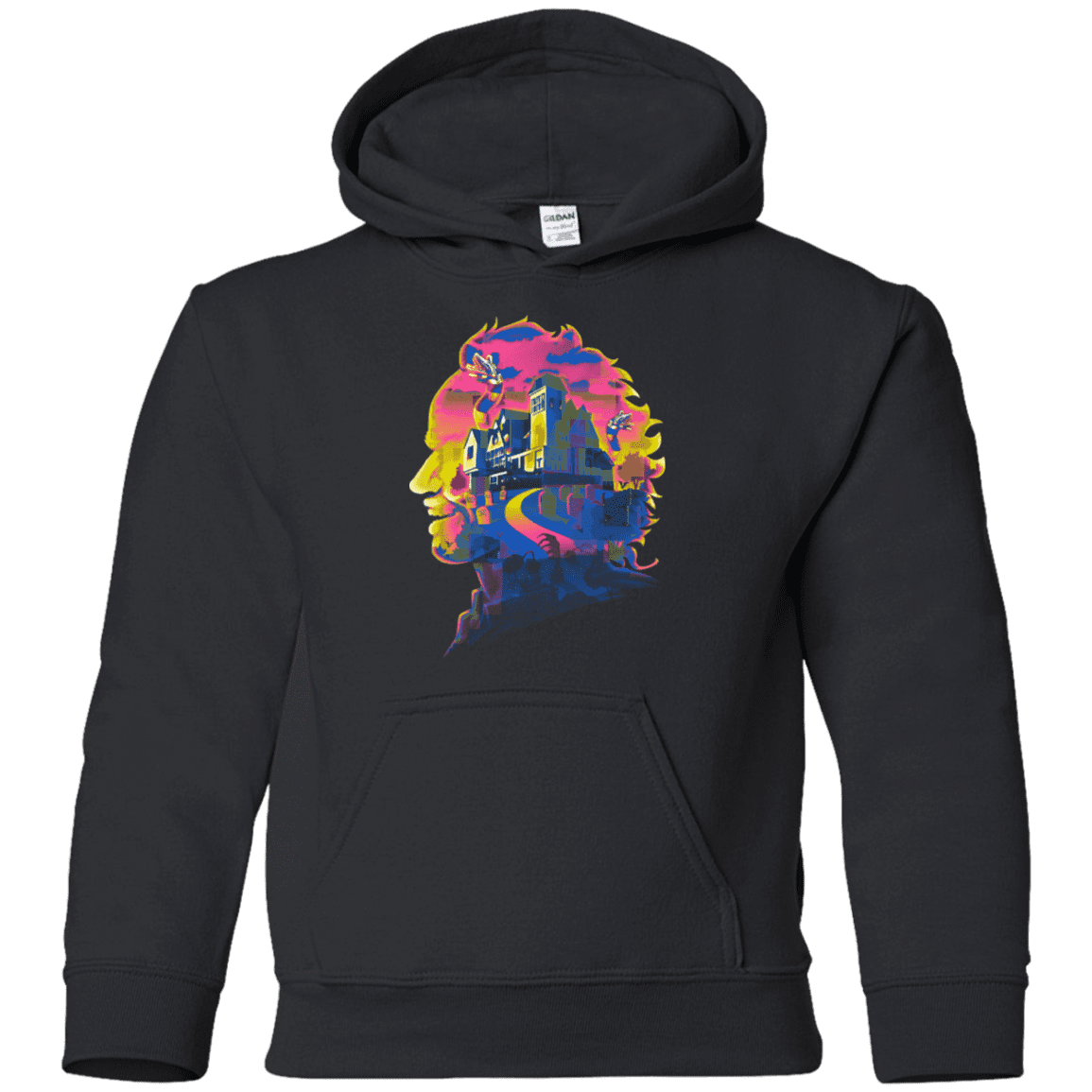 Sweatshirts Black / YS Beetlejuice Silhouette Youth Hoodie