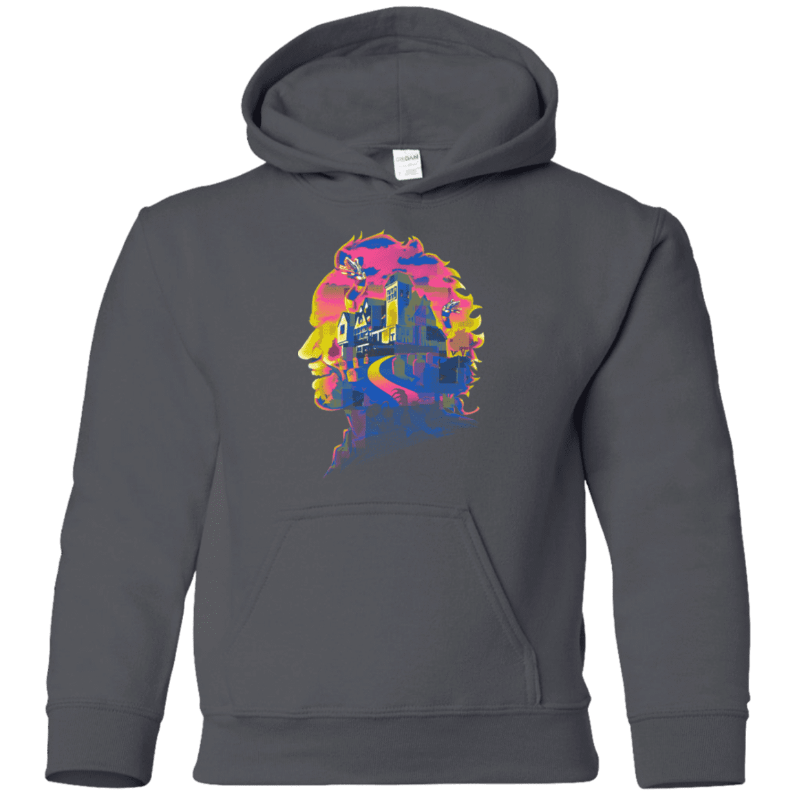 Sweatshirts Charcoal / YS Beetlejuice Silhouette Youth Hoodie