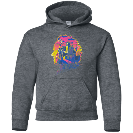 Sweatshirts Dark Heather / YS Beetlejuice Silhouette Youth Hoodie