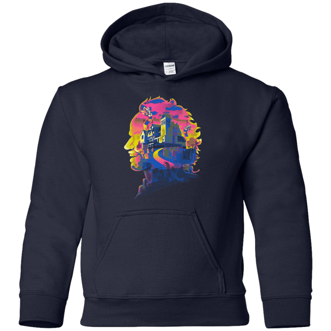 Sweatshirts Navy / YS Beetlejuice Silhouette Youth Hoodie