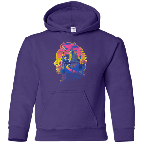 Sweatshirts Purple / YS Beetlejuice Silhouette Youth Hoodie