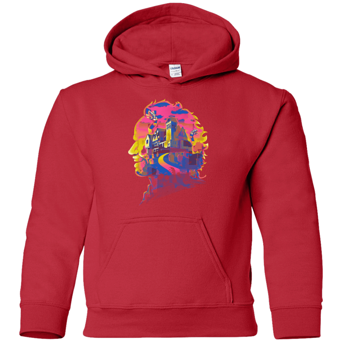 Sweatshirts Red / YS Beetlejuice Silhouette Youth Hoodie