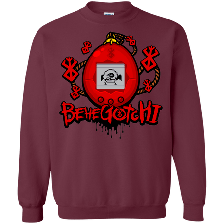 Sweatshirts Maroon / S BeheGotchi Crewneck Sweatshirt
