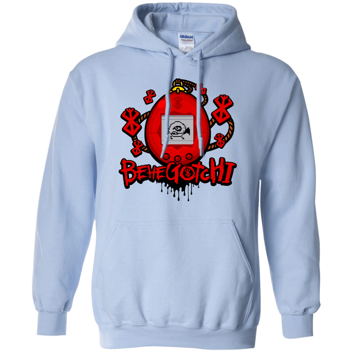Sweatshirts Light Blue / S BeheGotchi Pullover Hoodie