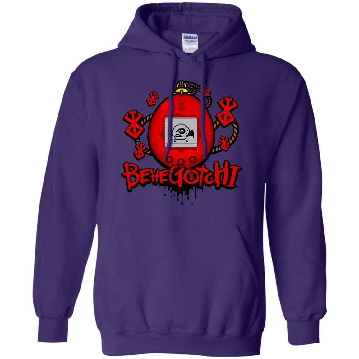 Sweatshirts Purple / S BeheGotchi Pullover Hoodie