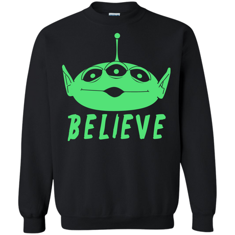 Sweatshirts Black / S Believe Crewneck Sweatshirt