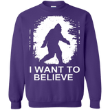 Sweatshirts Purple / Small Believe Crewneck Sweatshirt