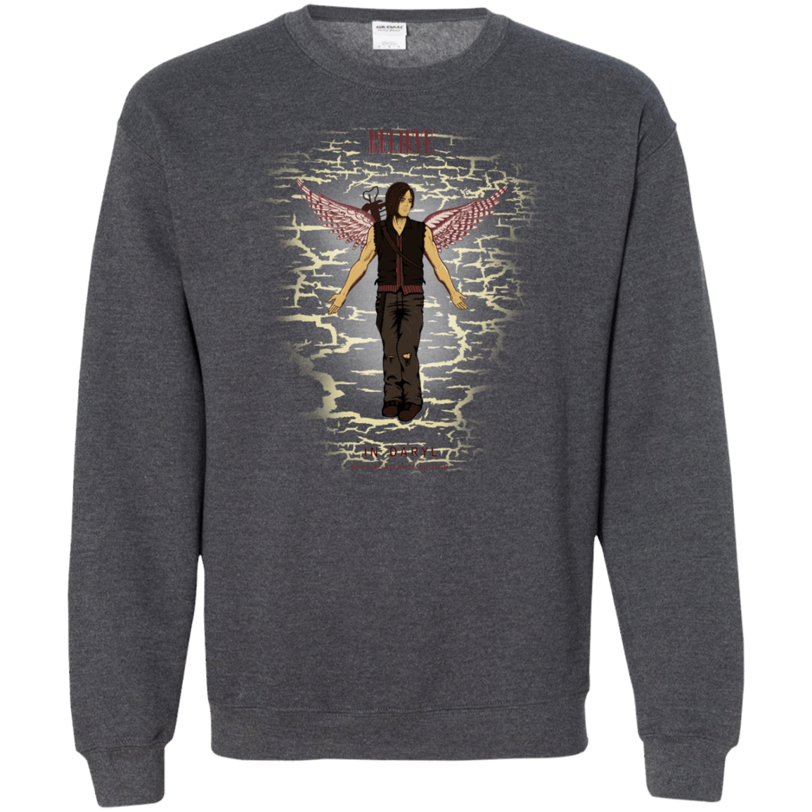 Sweatshirts Dark Heather / Small Believe in Daryl Crewneck Sweatshirt