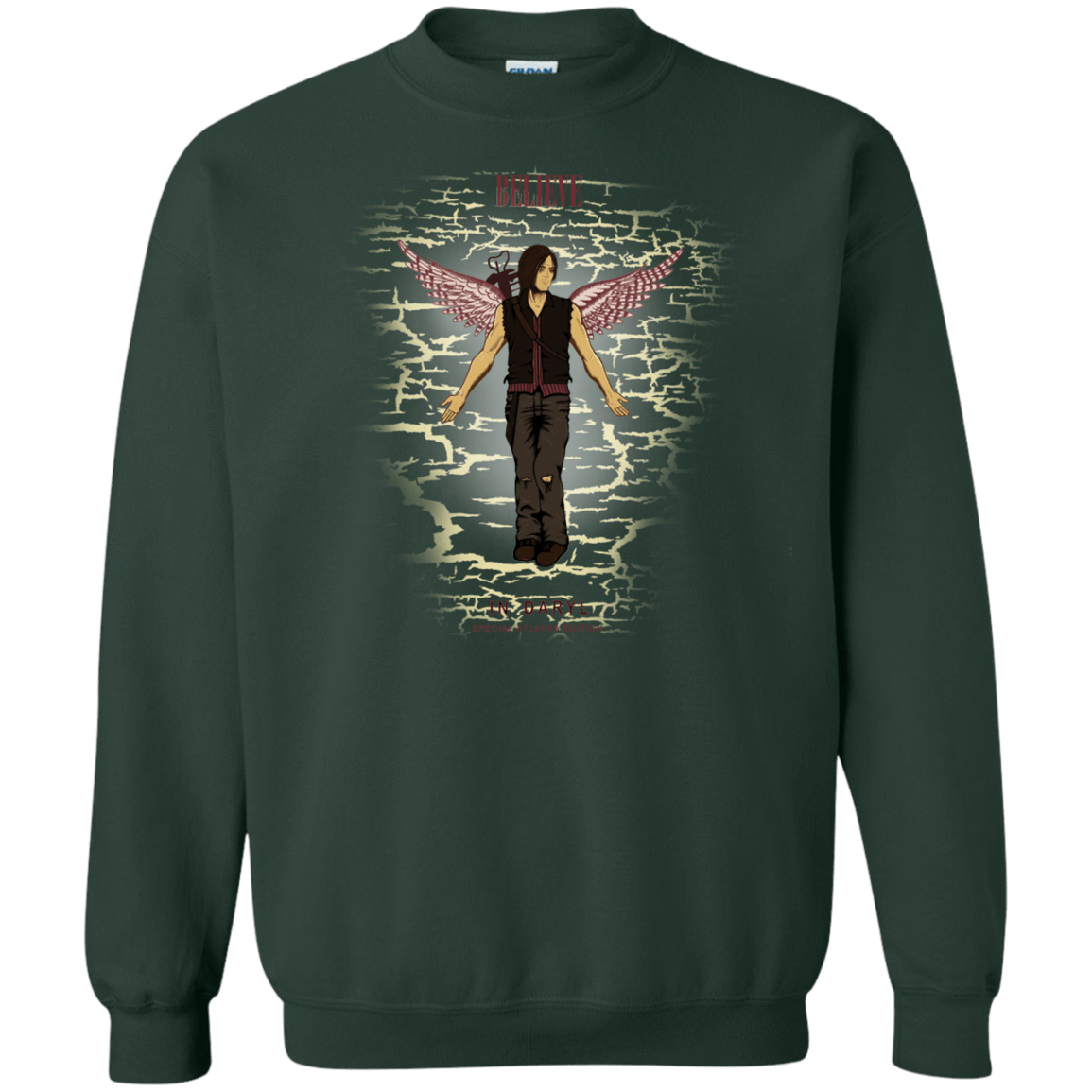 Sweatshirts Forest Green / Small Believe in Daryl Crewneck Sweatshirt