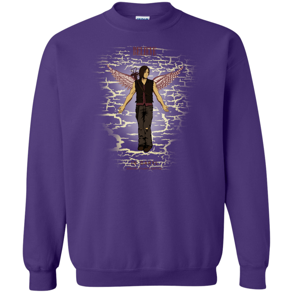 Sweatshirts Purple / Small Believe in Daryl Crewneck Sweatshirt