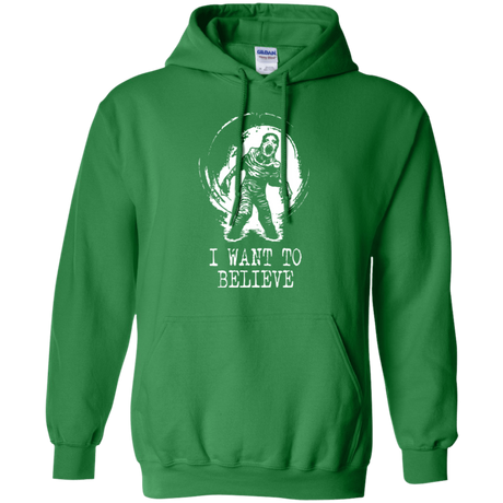 Sweatshirts Irish Green / Small Believe in Flukeman Pullover Hoodie