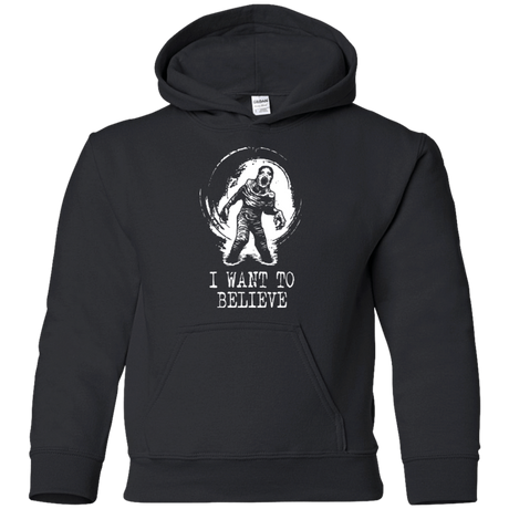 Sweatshirts Black / YS Believe in Flukeman Youth Hoodie