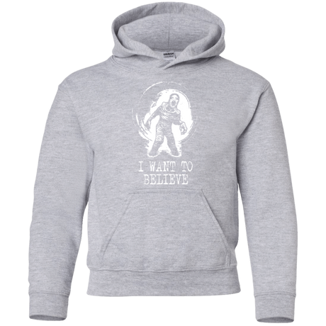Sweatshirts Sport Grey / YS Believe in Flukeman Youth Hoodie