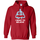 Sweatshirts Red / Small Believe in toasters Pullover Hoodie