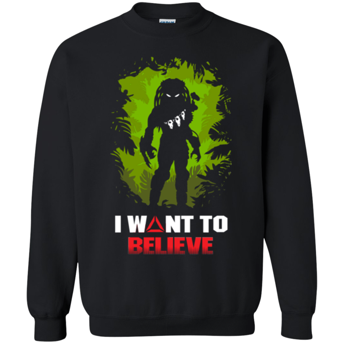 Sweatshirts Black / Small Believe in Yautja Crewneck Sweatshirt