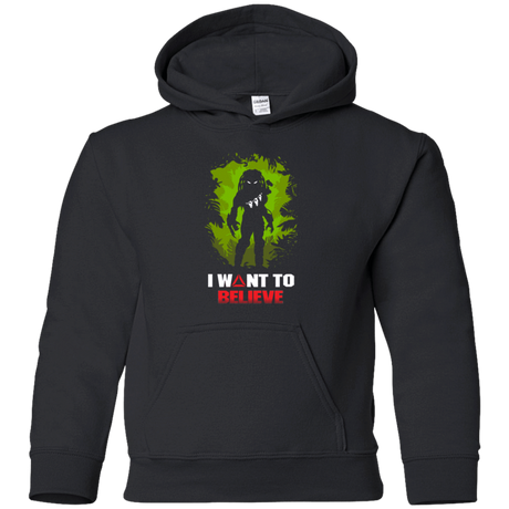 Sweatshirts Black / YS Believe in Yautja Youth Hoodie