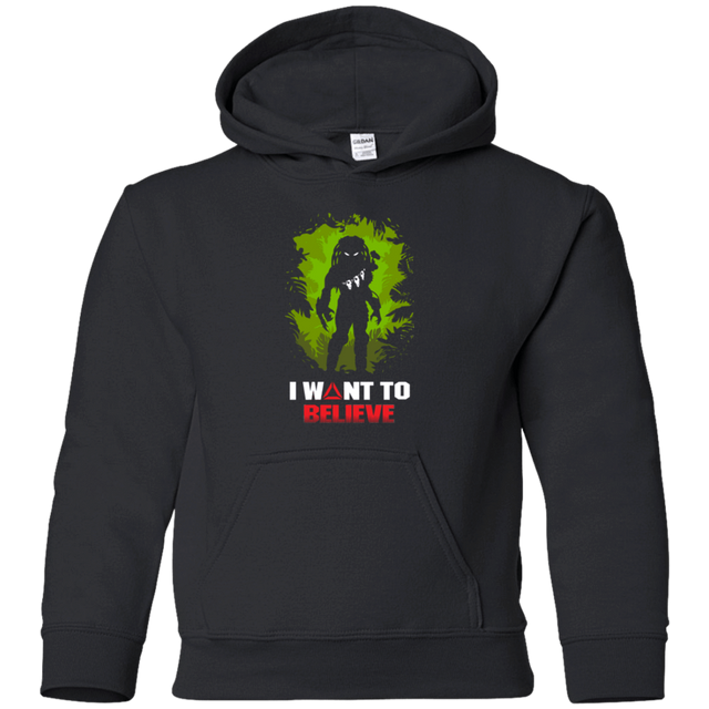 Sweatshirts Black / YS Believe in Yautja Youth Hoodie