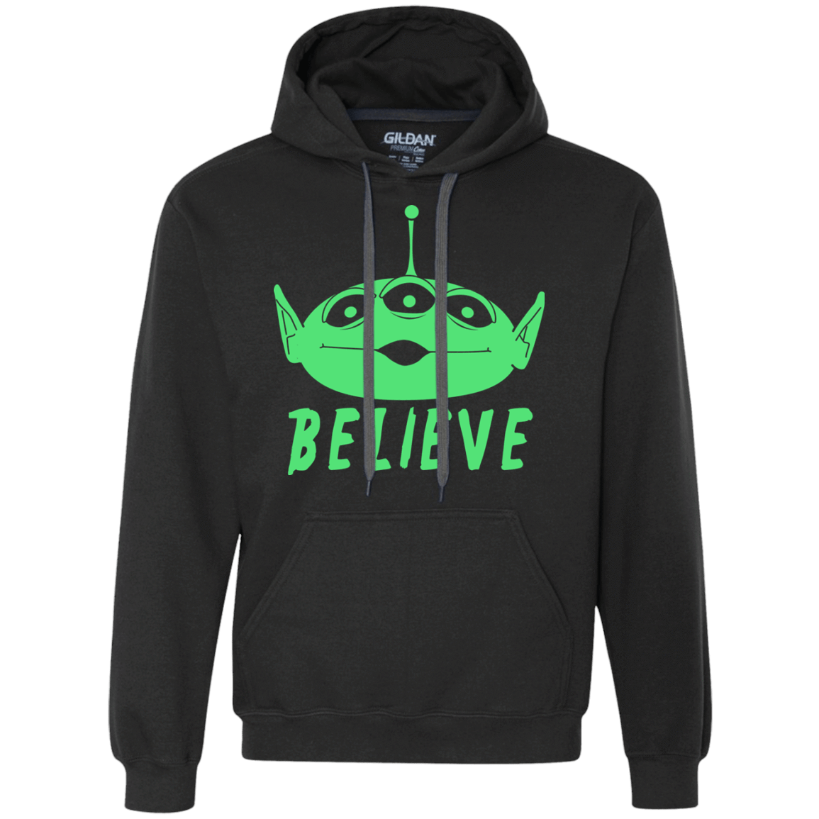 Sweatshirts Black / S Believe Premium Fleece Hoodie