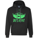 Sweatshirts Black / S Believe Premium Fleece Hoodie