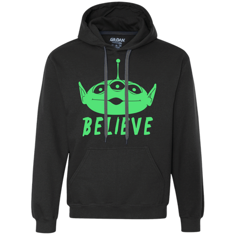 Sweatshirts Black / S Believe Premium Fleece Hoodie