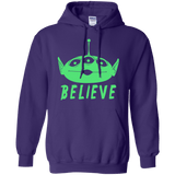 Sweatshirts Purple / S Believe Pullover Hoodie