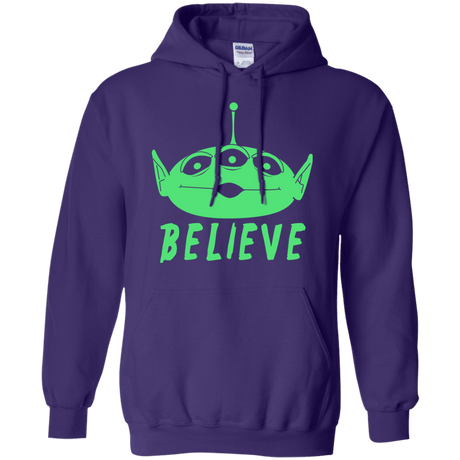 Sweatshirts Purple / S Believe Pullover Hoodie