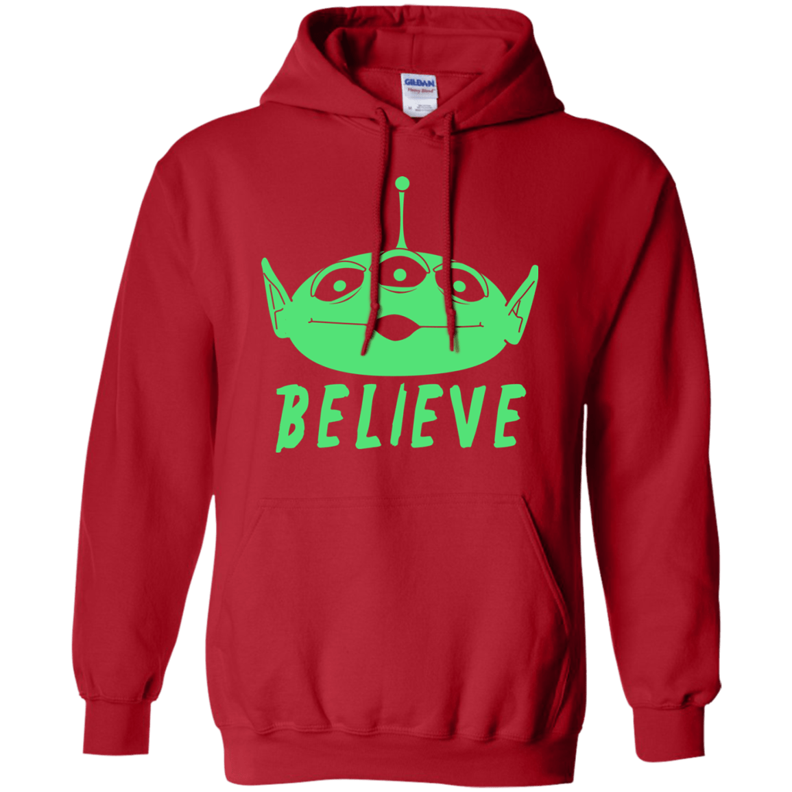 Sweatshirts Red / S Believe Pullover Hoodie