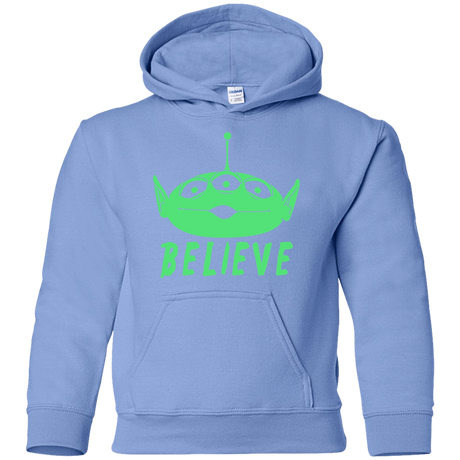 Sweatshirts Carolina Blue / YS Believe Youth Hoodie