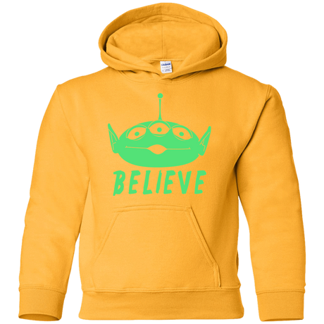 Sweatshirts Gold / YS Believe Youth Hoodie