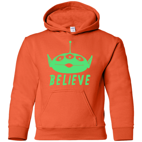 Sweatshirts Orange / YS Believe Youth Hoodie