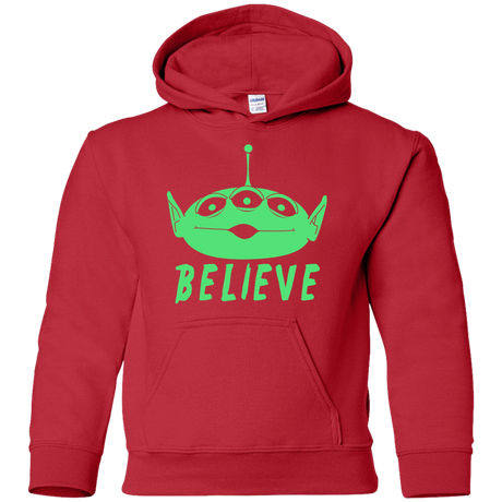 Sweatshirts Red / YS Believe Youth Hoodie
