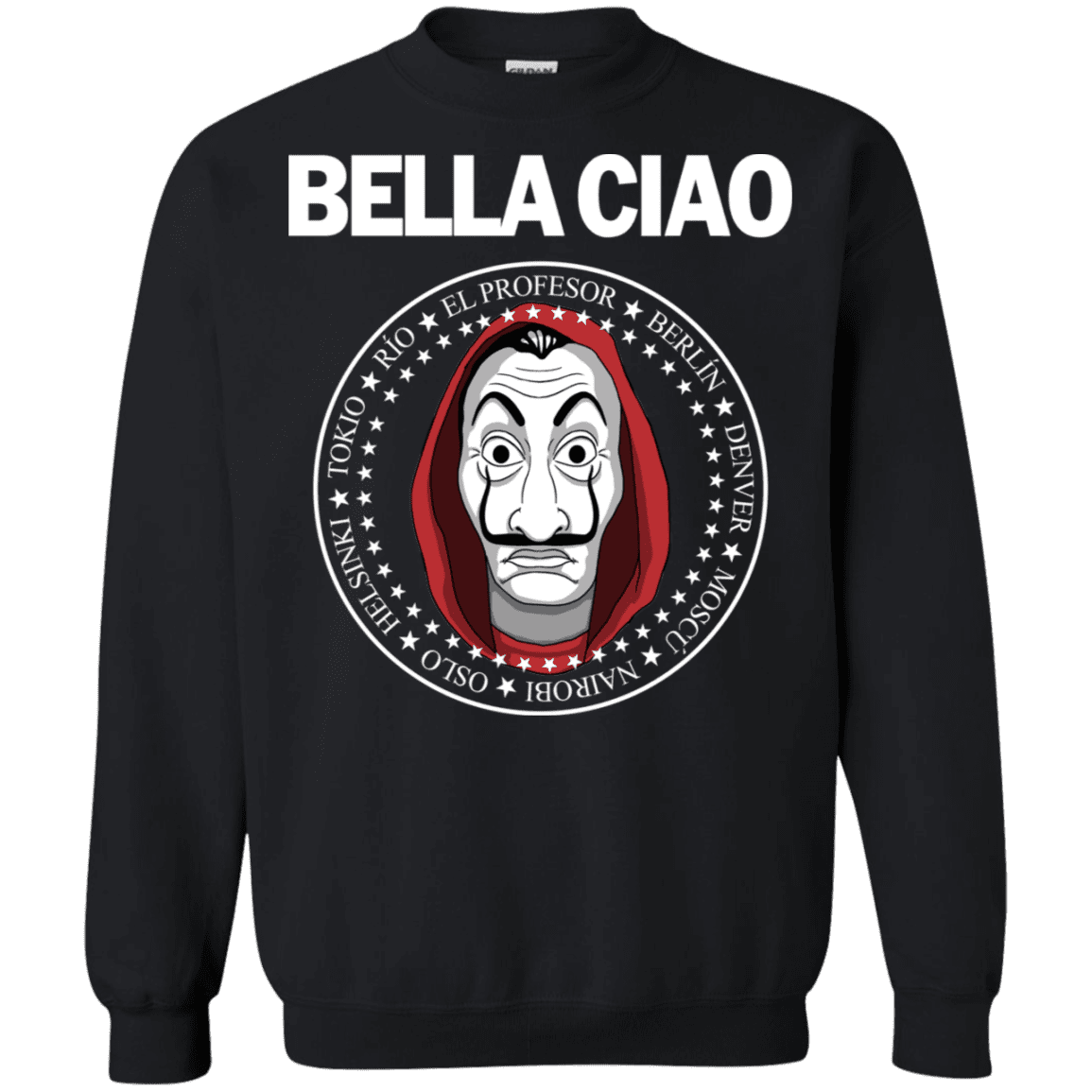 Sweatshirts Black / S Bella Ciao Crewneck Sweatshirt