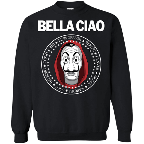 Sweatshirts Black / S Bella Ciao Crewneck Sweatshirt