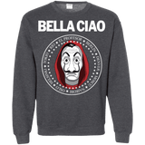 Sweatshirts Dark Heather / S Bella Ciao Crewneck Sweatshirt