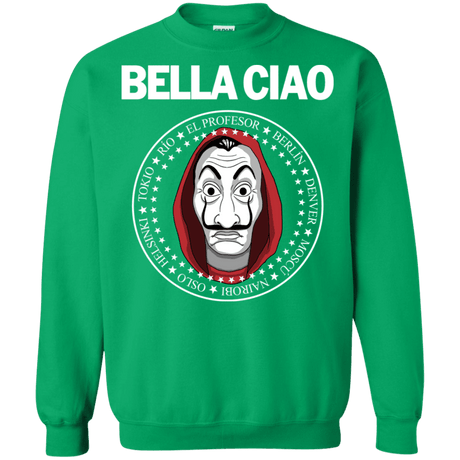 Sweatshirts Irish Green / S Bella Ciao Crewneck Sweatshirt